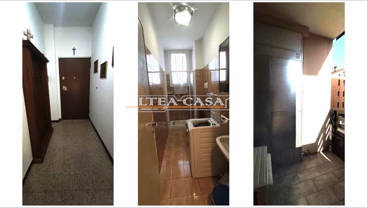 Ingresso, bagno, balcone